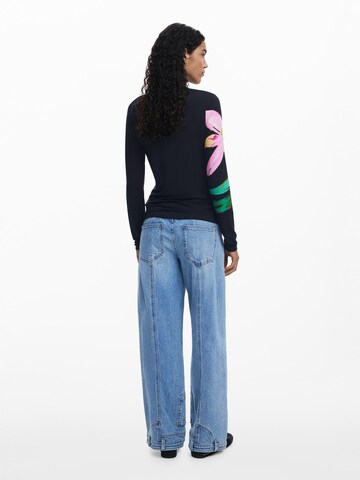 juoda Desigual Marškinėliai