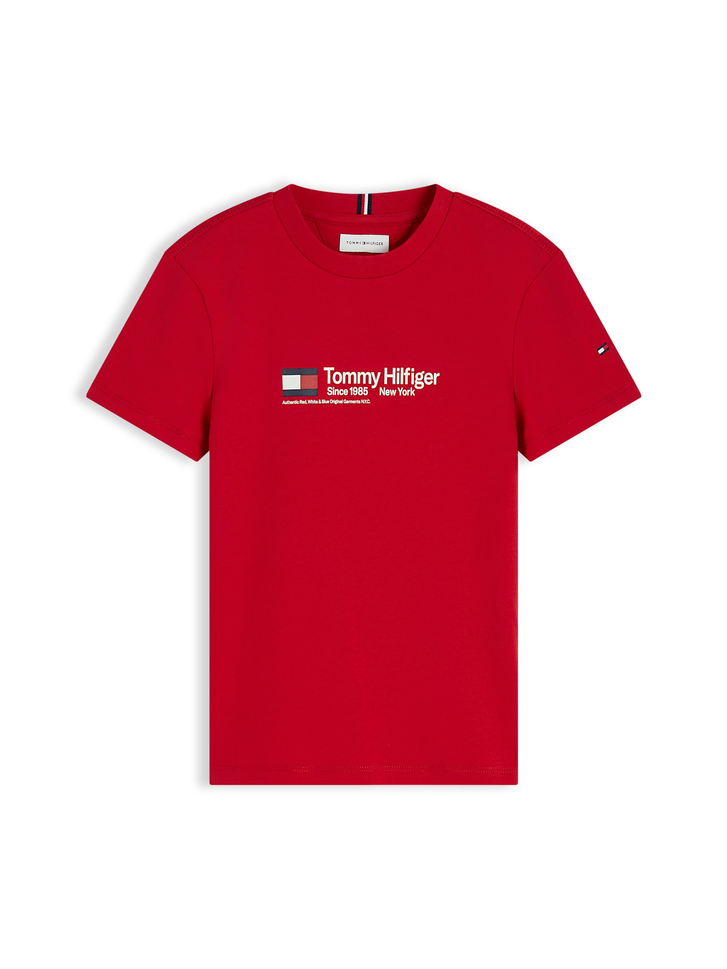 TOMMY HILFIGER Shirt 'BRAND LOVE' in Rood: voorkant