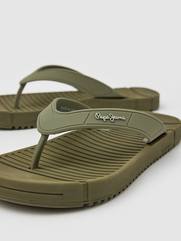 Pepe Jeans T-Bar Sandals in Green