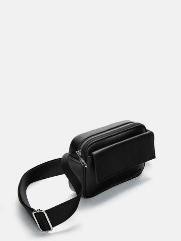 Pull&Bear Torba na ramię w kolorze czarny