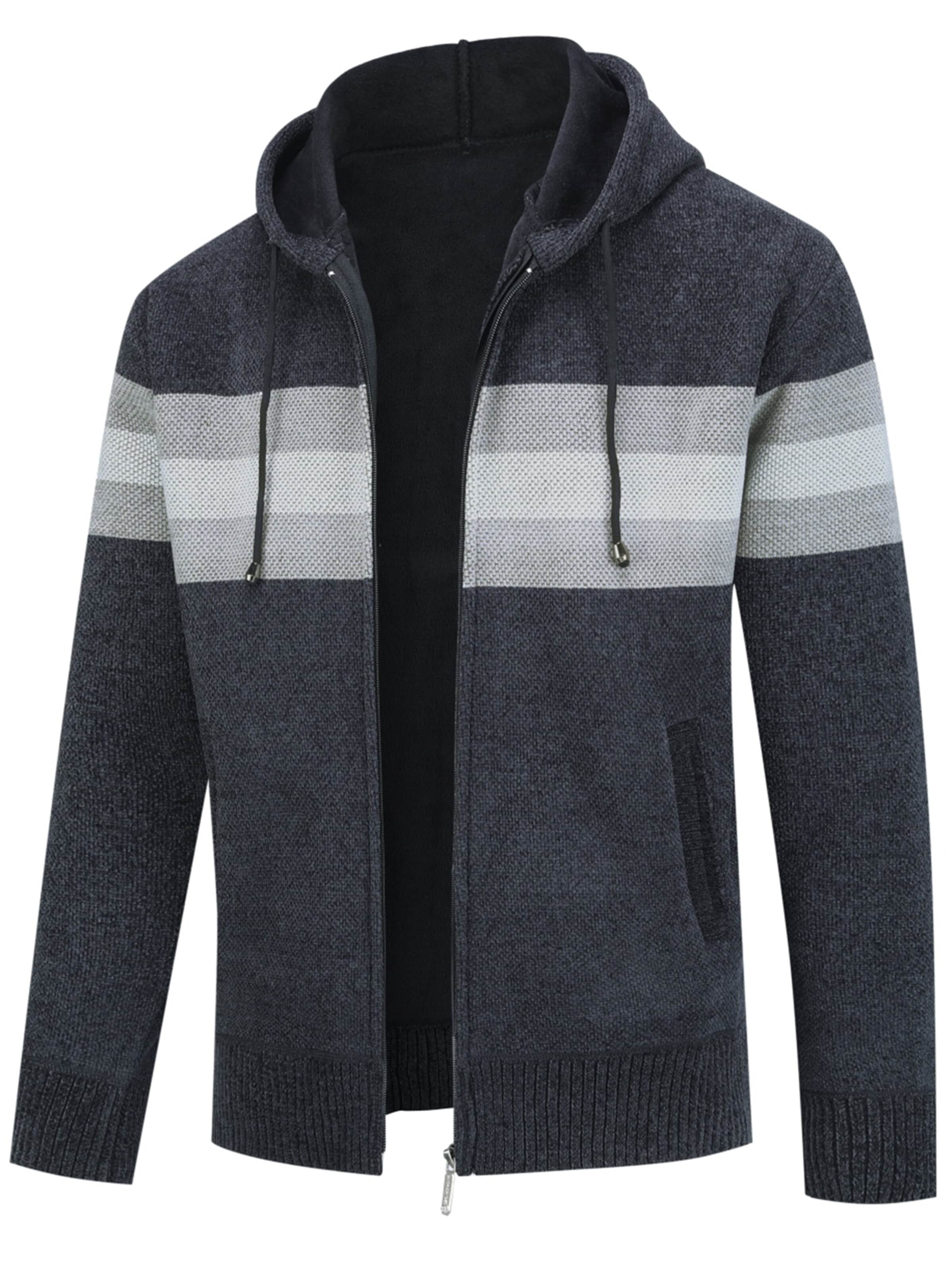 ALLTHEMEN Strickjacke 'Flausch'‌‌‌ in Grau