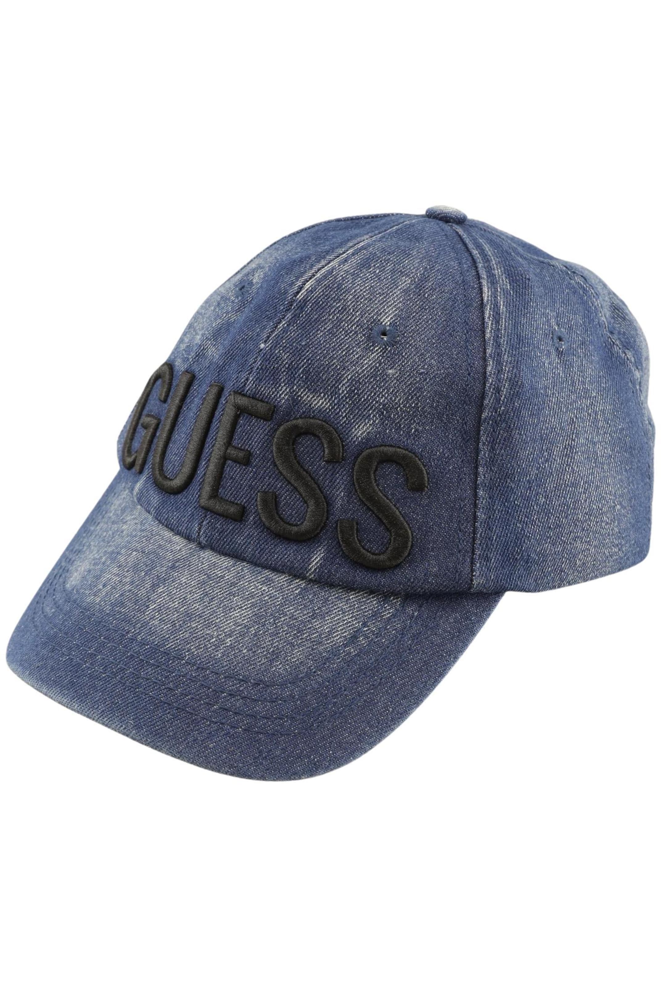GUESS Hat & Cap in One size in Blue: front