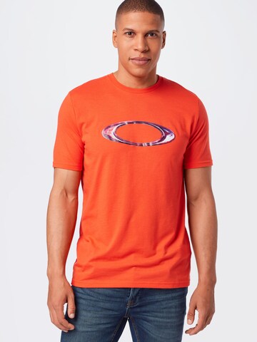 OAKLEY Functioneel shirt in Oranje: voorkant