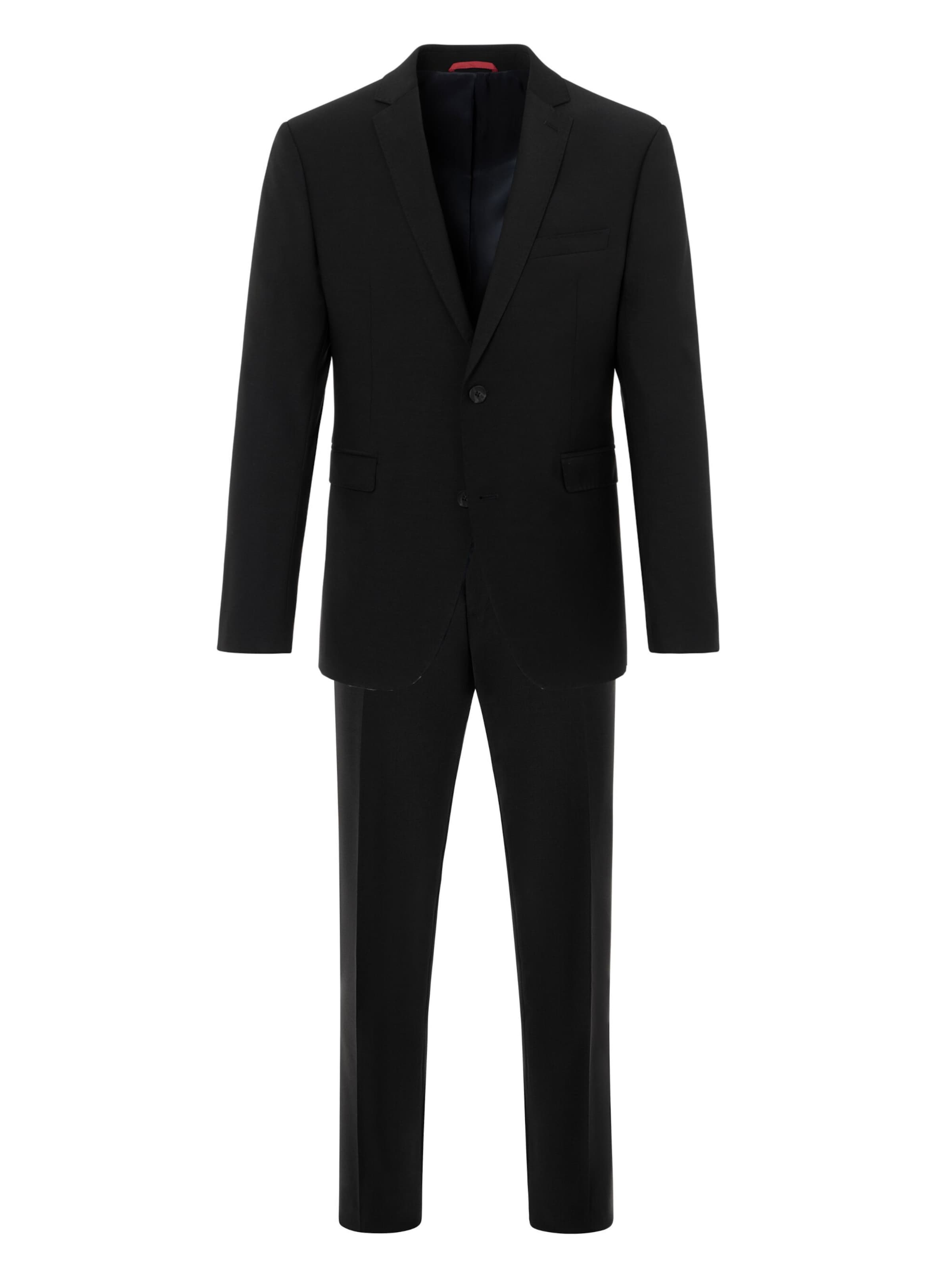 Thomas Goodwin Slim fit Suit in Black: front