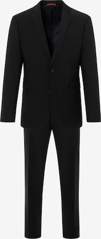 Thomas Goodwin Slim fit Suit in Black: front