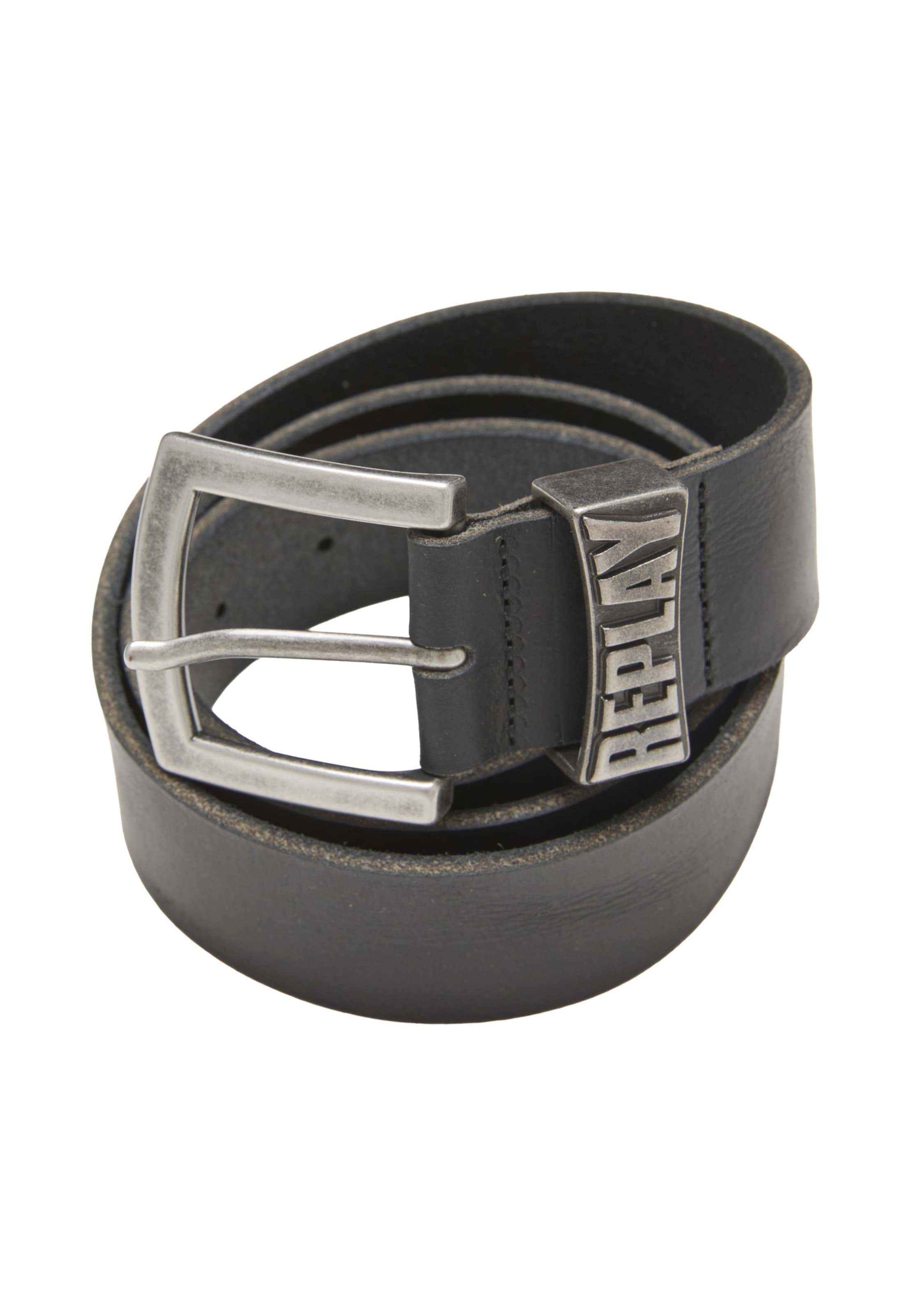 Ceinture REPLAY en noir : devant