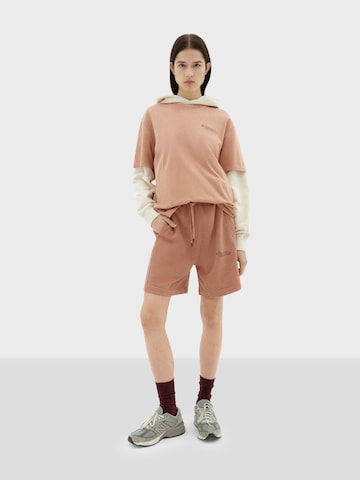 Thinking MU T-Shirt 'Flowers' in Pink