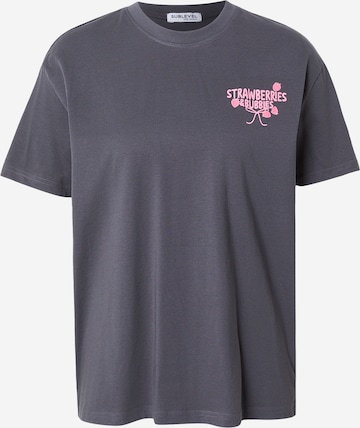 T-shirt Sublevel en gris : devant