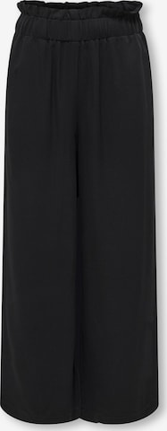 Wide Leg Pantalon KIDS ONLY en noir : devant