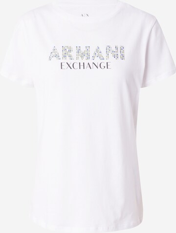 ARMANI EXCHANGE Tričko – bílá: přední strana