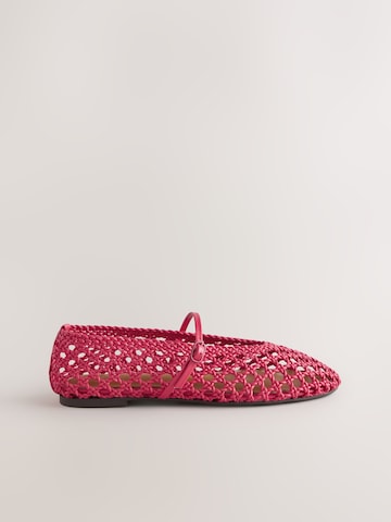 Next Ballerina met riempjes 'Forever Comfort' in Roze