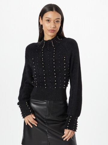 Pull-over Tally Weijl en noir : devant