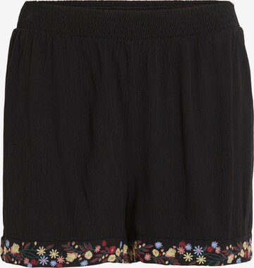 VILA Regular Shorts 'LAURA' in Schwarz: predná strana