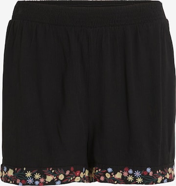 VILA Regular Shorts 'LAURA' in Schwarz: predná strana