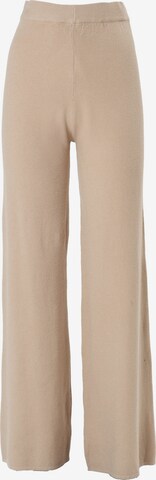 Influencer Trousers in Beige: front