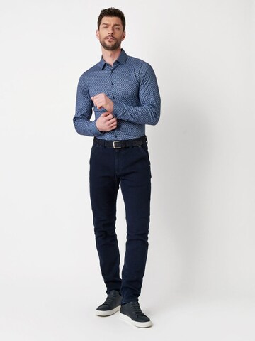 Coupe slim Chemise DESOTO en bleu