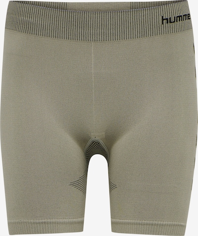 Pantaloni sportivi Hummel di colore oliva / nero, Visualizzazione prodotti