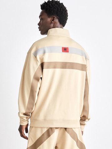 HUGO Ζακέτα φούτερ 'Darahood' σε μπεζ