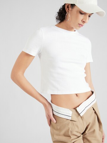 T-shirt 'Everyday' TOPSHOP en blanc : devant