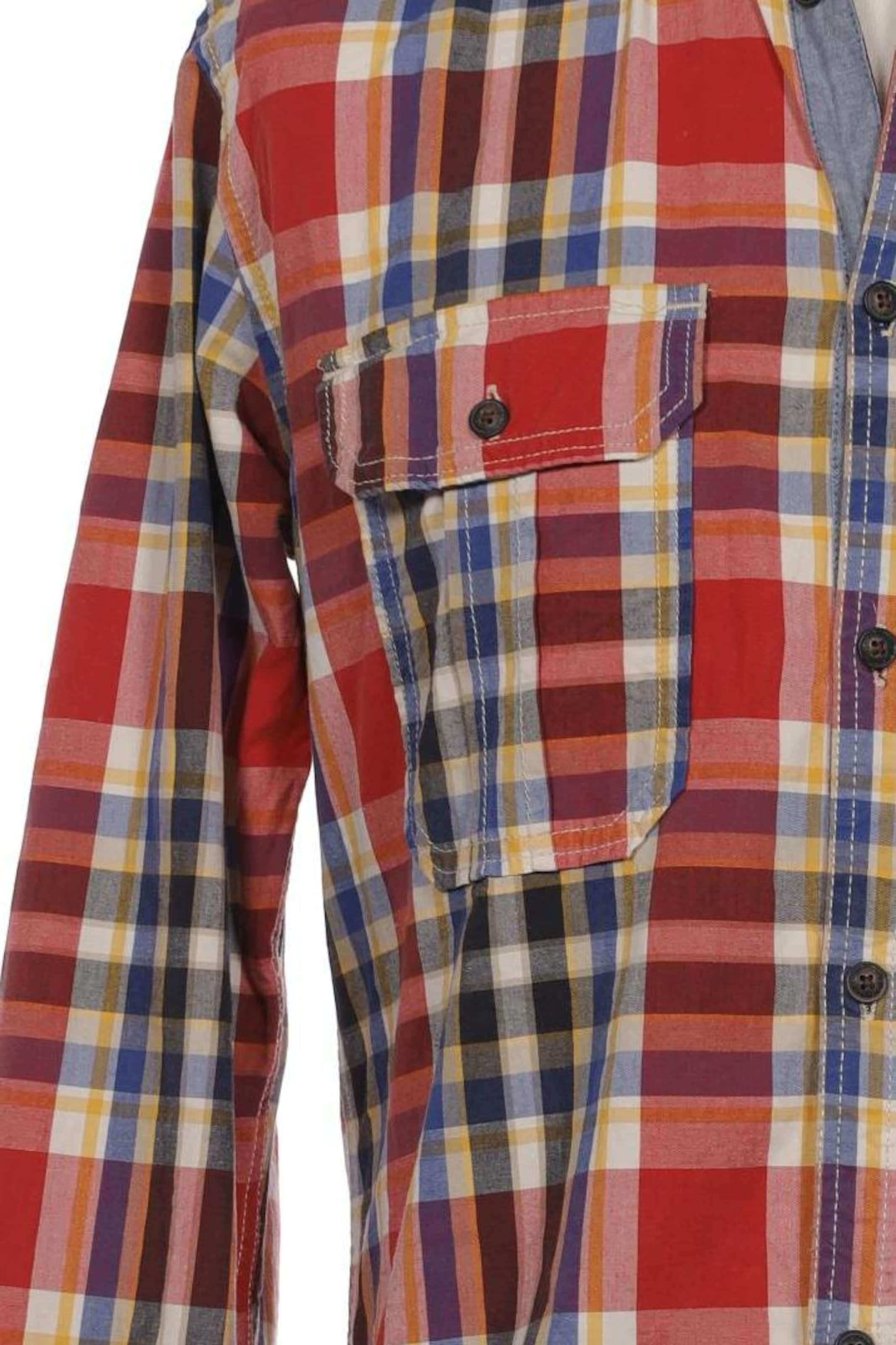 JACK & JONES Button Up Shirt in M in Red