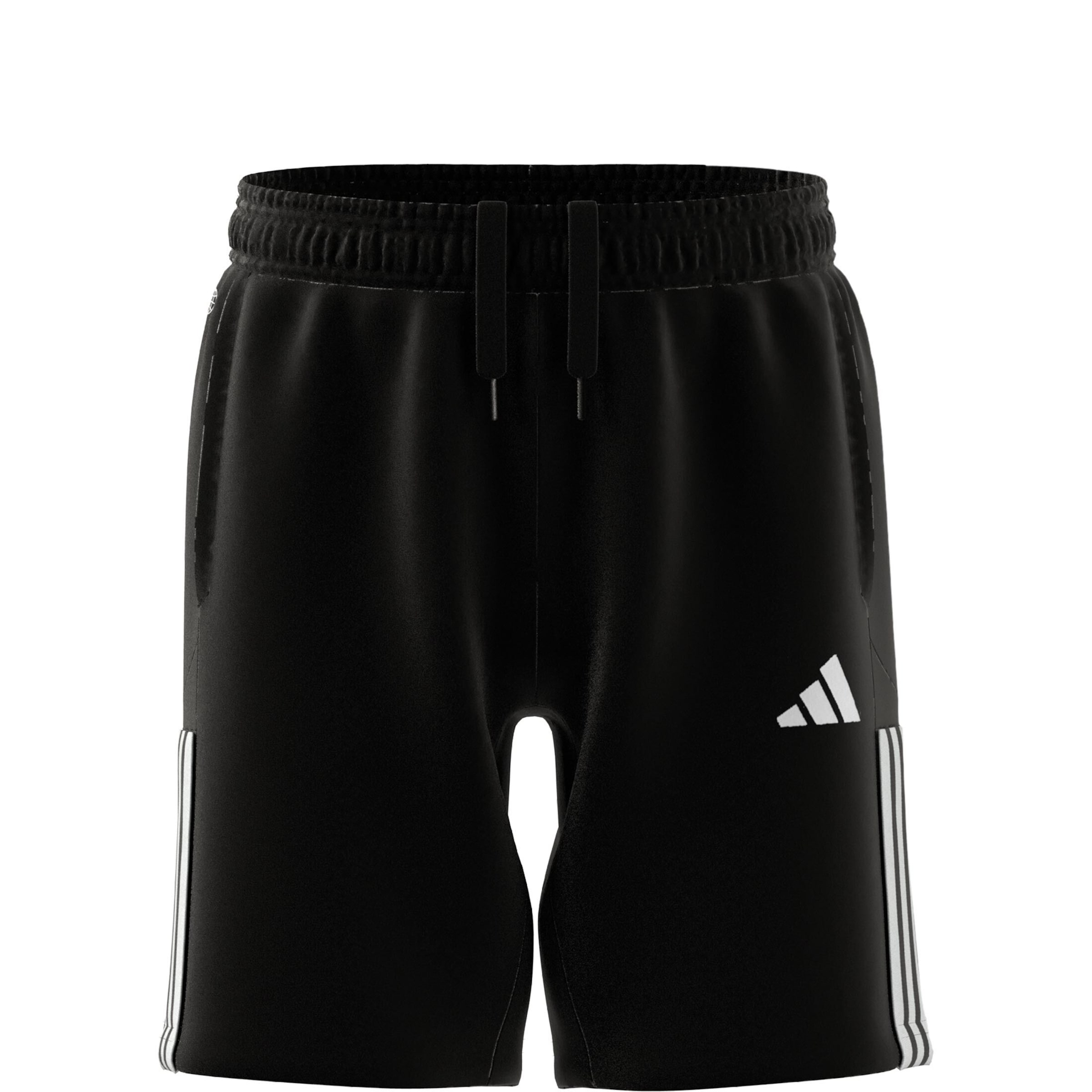 ADIDAS SPORTSWEAR Loosefit Sportshorts 'Tiro 23 Competition Downtime' in Schwarz: Vorderseite