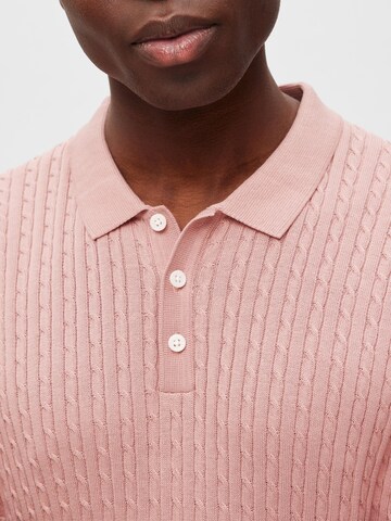 SELECTED HOMME Pullover 'Madden' in Pink
