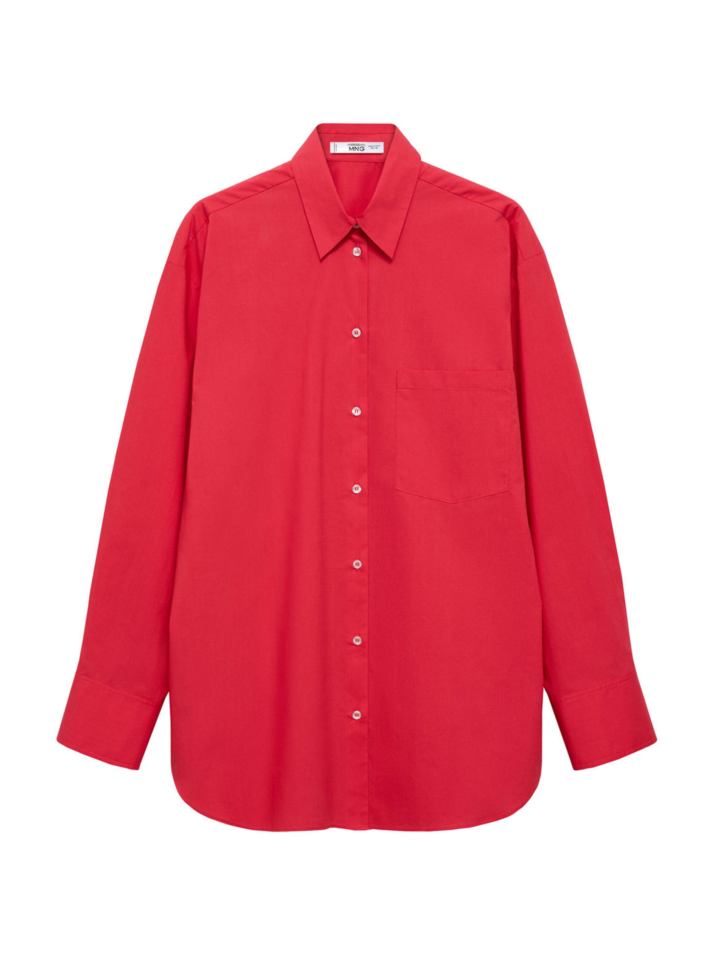 MANGO Bluse 'JUANES' in Rot: Vorderseite