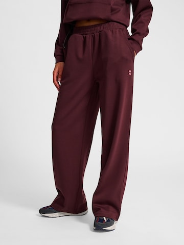 Hummel Loosefit Sportsbukser i brun: forside