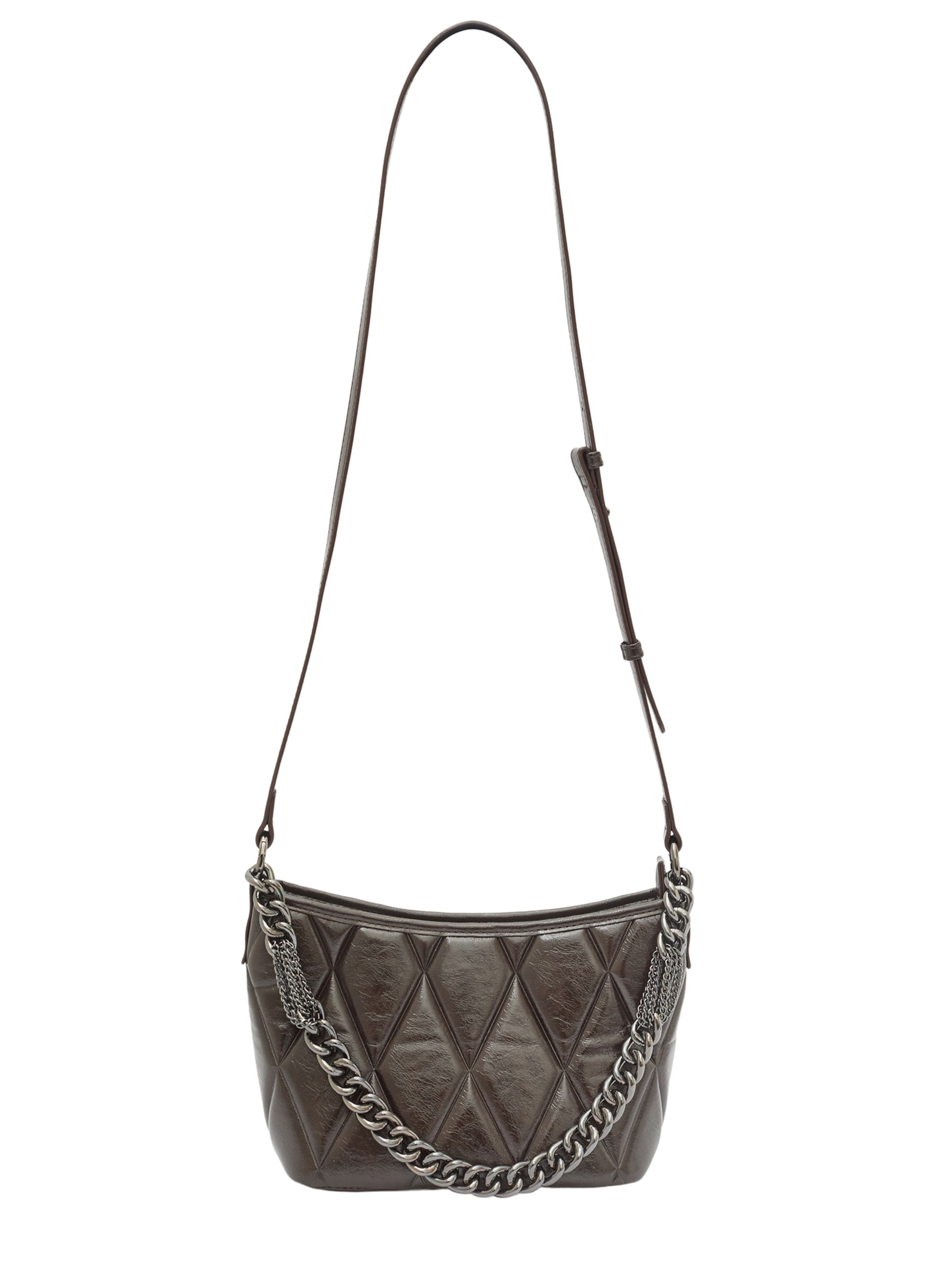 Borsa a spalla 'ARTEMISIA' di NALì in marrone: frontale