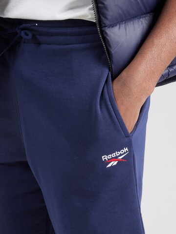 Reebok Normalny krój Spodnie sportowe 'IDENTITY' w kolorze niebieski