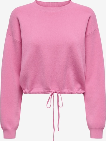 Pull-over 'ONLSummer' ONLY en rose : devant