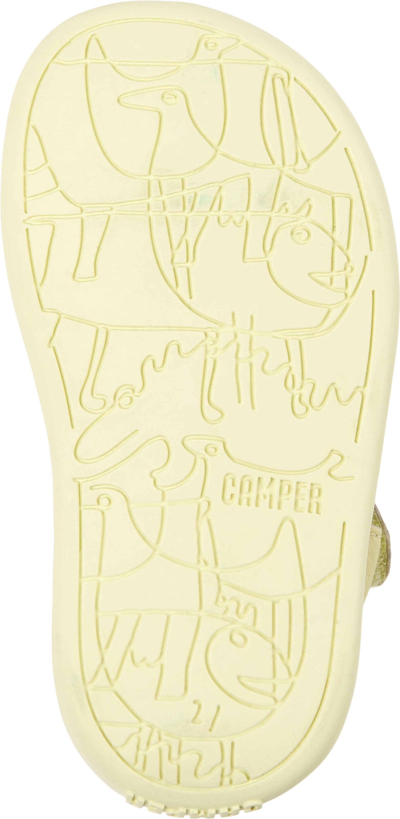 CAMPER Sandals ' Bicho ' in Yellow