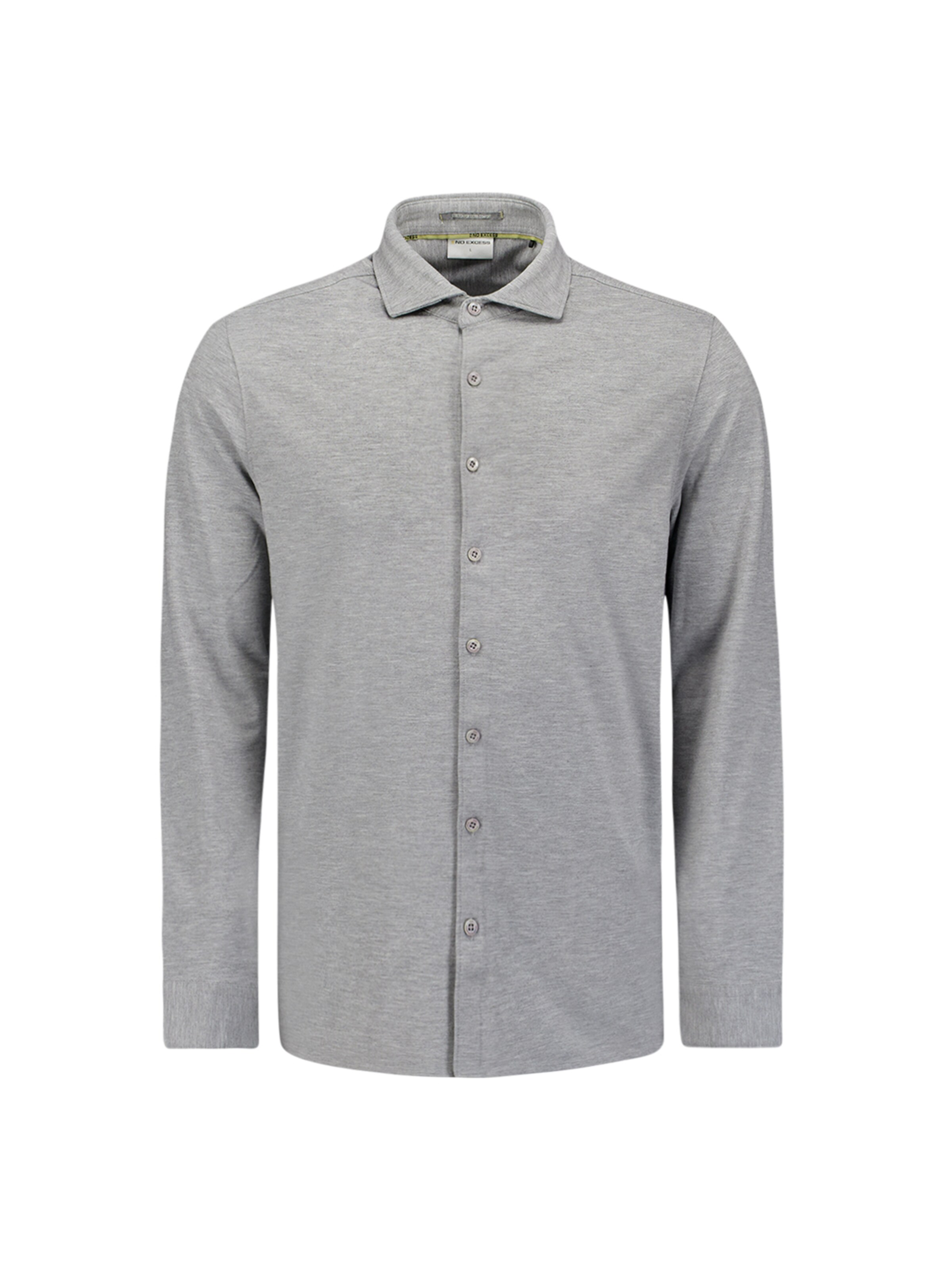 Coupe regular Chemise No Excess en gris : devant