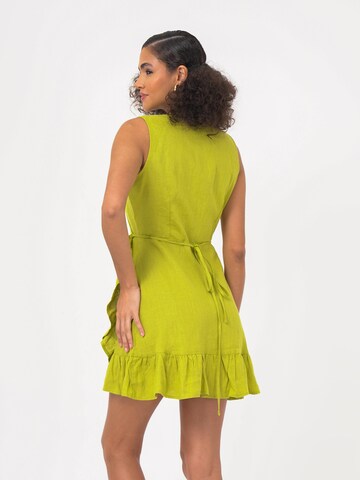 FRESHLIONS Sommerkleid 'Mailinda' in Grün