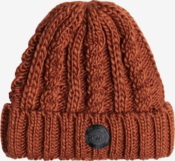 ROXY Beanie in Brown: front