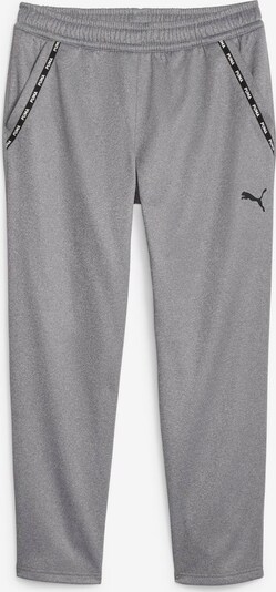 PUMA Sports trousers in mottled grey / Black / White, Item view