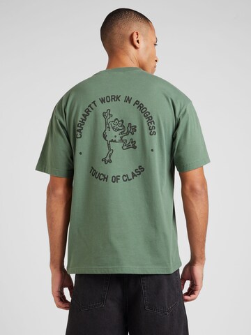 Carhartt WIP - Camiseta 'Stamp' en verde: frente