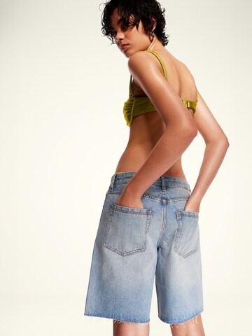 Loosefit Jean Bershka en bleu