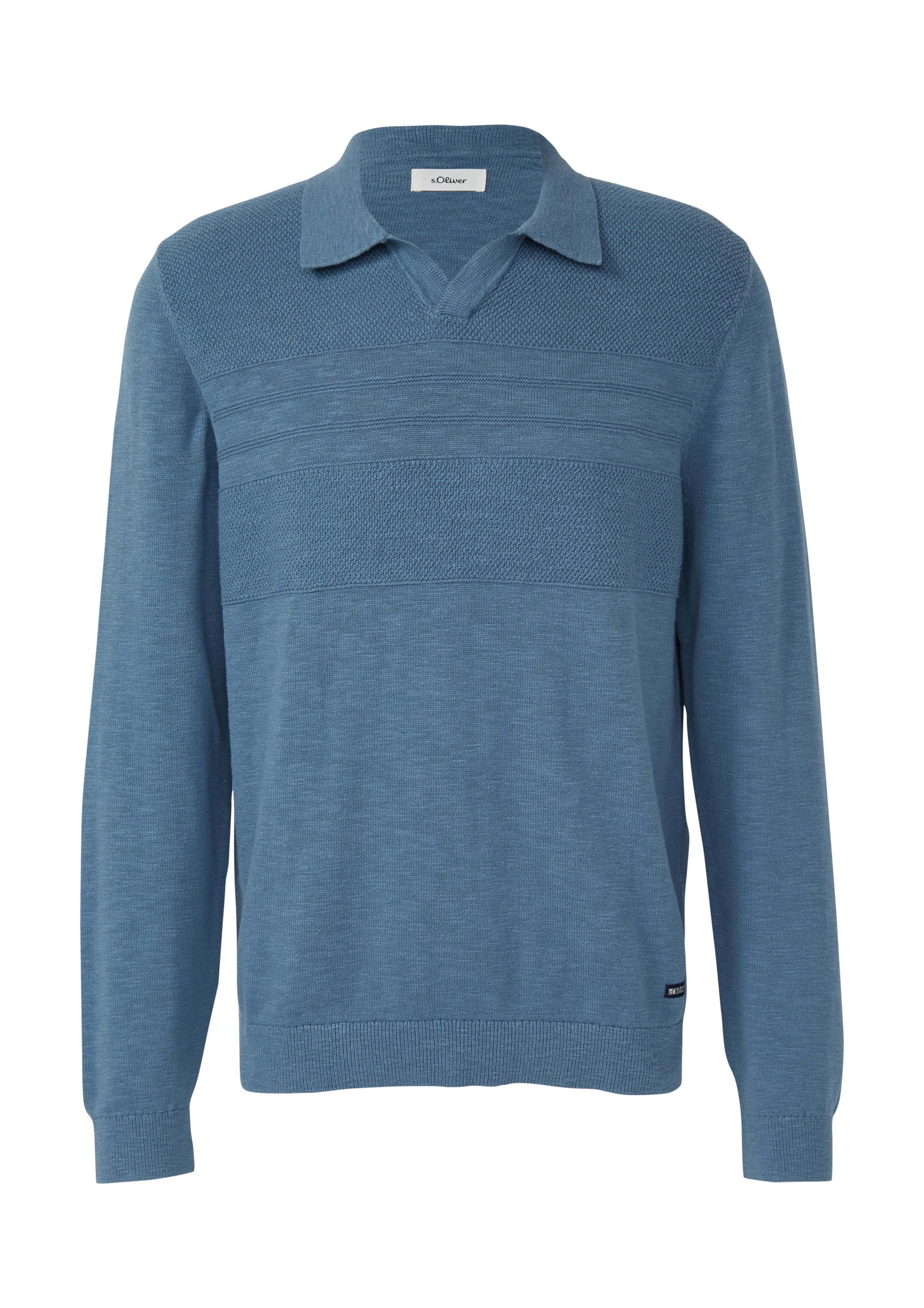 s.Oliver Trui in Blauw: voorkant