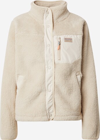 Ragwear Fleece Jacket 'Appois' in Beige: front