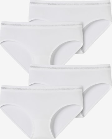 Sous-vêtements ' Long Life Rib ' SCHIESSER en blanc : devant