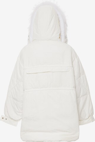 faina Between-Seasons Parka in White