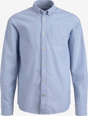 Jack & Jones Junior - Ajuste regular Camisa en azul: frente