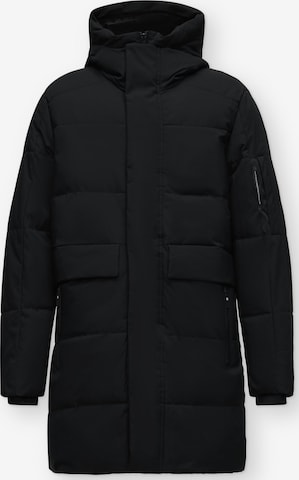Cappotto invernale di s.Oliver in nero: frontale