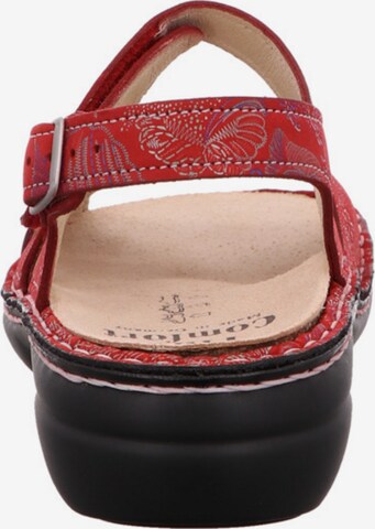 Finn Comfort Sandale in Rot