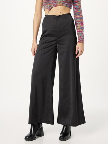 InWear Zvonové kalhoty Kalhoty 'Zilky' – černá: přední strana