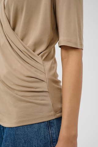 SOAKED IN LUXURY - Blusa 'Columbine' en beige