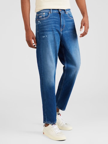 Tommy Jeans Tapered Jeans 'ISAAC' in Blauw: voorkant