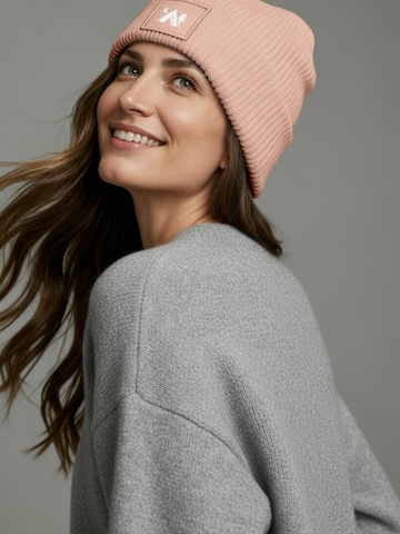 Neverless Beanie 'Camping' in Pink