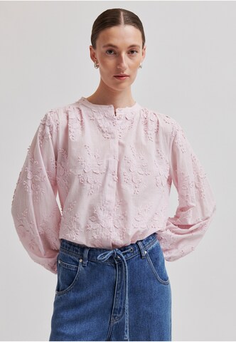 Chemisier 'Cavan' SECOND FEMALE en rose : devant